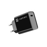 NATEC CARICABATTERIE DA RETE RIBERA USB-C 20W PD
