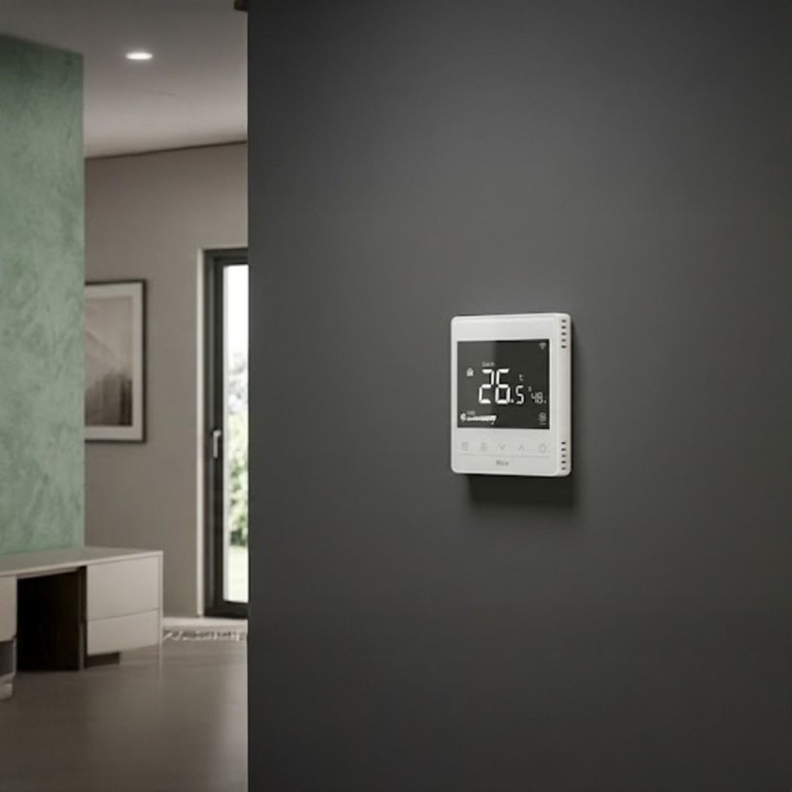 Nice Warm-Control Termostato bianco per riscaldamento a pavimento