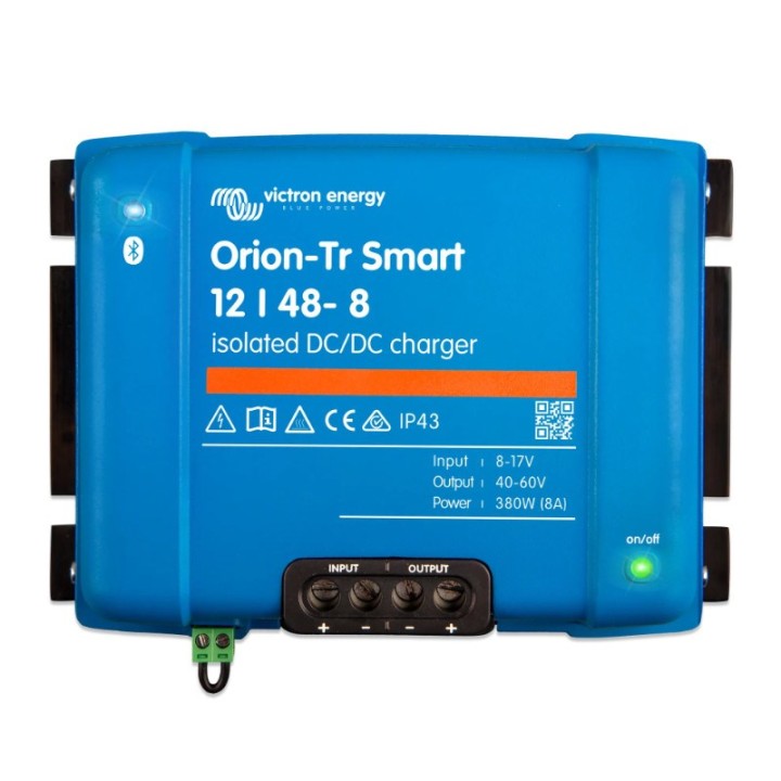 Orion-Tr Caricabatterie intelligente 12/48-8A Isolated DC-DC (380W)