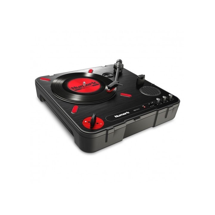Numark PT01 Scratch - giradischi portatile semiautomatico con interruttore scratch DJ