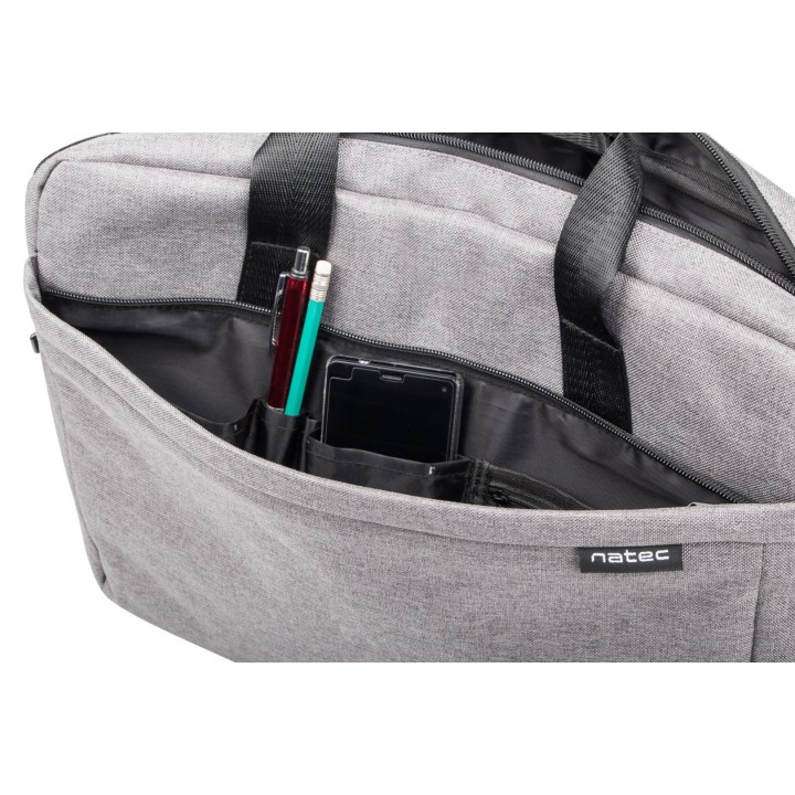 NATEC Mustela borsa per notebook 15.6' grigio