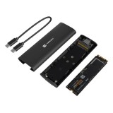 NATEC NKZ-2286 contenitore unità di archiviazione SSD nero M.2