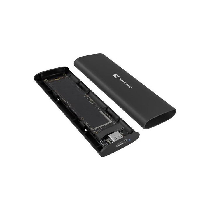 NATEC NKZ-2286 contenitore unità di archiviazione SSD nero M.2