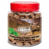 O'CANIS Fitness-Bits Plus Cervo con tè verde - snack per cani - 400g