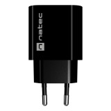 NATEC NUC-2397 caricabatterie dispositivo mobile universale nero AC ricarica veloce interno