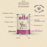 OLLO Umami Agnello e manzo - cibo umido cani - 850g
