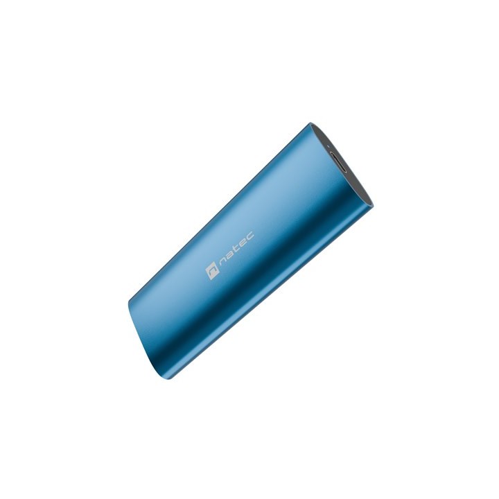 NATEC RHINO M.2 NVME LITE esterno SSD enclosure USB-C 3.2 GEN 2 blu orizzonte