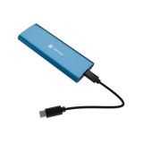 NATEC RHINO M.2 NVME LITE esterno SSD enclosure USB-C 3.2 GEN 2 blu orizzonte