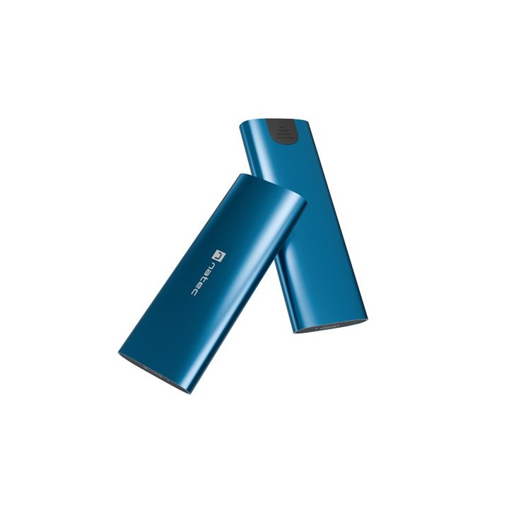 NATEC RHINO M.2 NVME LITE esterno SSD enclosure USB-C 3.2 GEN 2 blu orizzonte