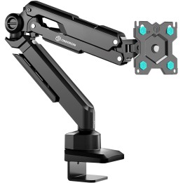 ONKRON G90-B supporto da scrivania inclinabile e girevole per monitor 13‘-34’ max. 10 kg con rotazione nero