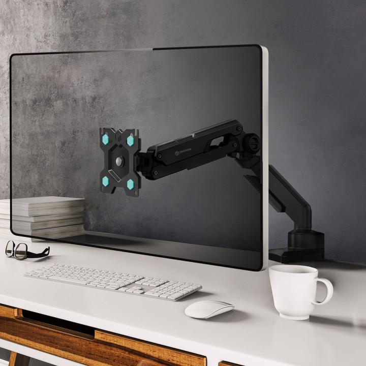 ONKRON G90-B supporto da scrivania inclinabile e girevole per monitor 13‘-34’ max. 10 kg con rotazione nero