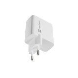 NATEC CARICABATTERIE GAN RIBERA 1X USB-A + 1X USB-C 45W BIANCO