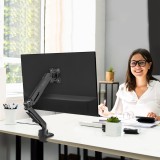ONKRON G90-B supporto da scrivania inclinabile e girevole per monitor 13‘-34’ max. 10 kg con rotazione nero