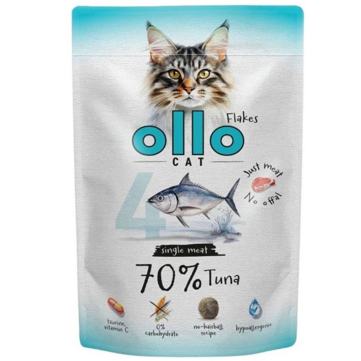 OLLO Cat No. 4 Tonno Mono - cibo umido per gatti - 85g