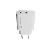 NATEC Ribera universale bianco AC ricarica veloce interno