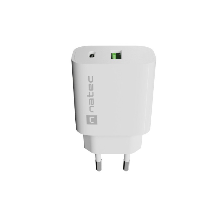 NATEC Ribera universale bianco AC ricarica veloce interno