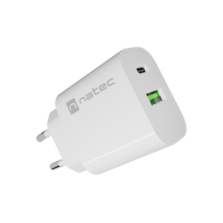 NATEC Ribera universale bianco AC ricarica veloce interno
