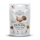 OLLO Strisce di tacchino essiccate all'aria Dental - snack per cani - 80g