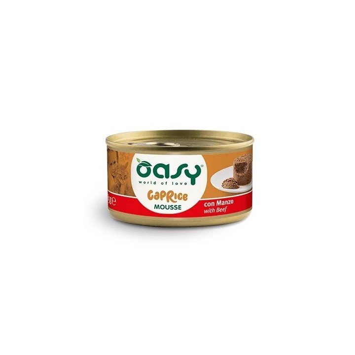 OASY Caprice Mousse manzo - cibo umido per gatti - 85g