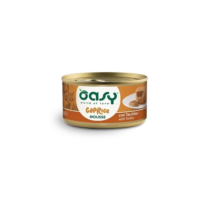 OASY Caprice Mousse tacchino - cibo umido per gatti - 85g