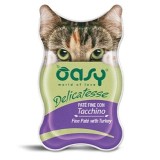 OASY Delicatesse Fine paté con tacchino - cibo umido per gatti - 85g