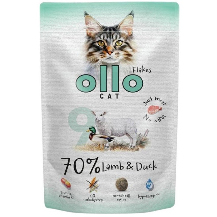 OLLO Cat No. 9 Agnello e anatra - cibo umido per gatti - 85g