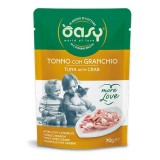OASY More Love Tonno con granchio - cibo umido per gatti - 70g