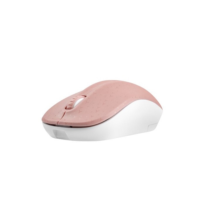 Natec mouse wireless Toucan rosa & bianco 1600DPI