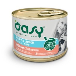 OASY One Protein cucciolo e junior taglia piccola/mini salmone - cibo umido per cani - 200g
