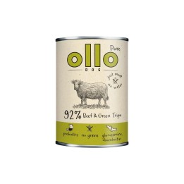 OLLO Pure Manzo e trippa verde - cibo umido per cani - 850g