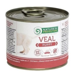 NATURE'S PROTECTION Puppy Vitello - cibo umido per cuccioli - 200 g
