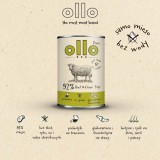 OLLO Pure Manzo e trippa verde - cibo umido per cani - 850g