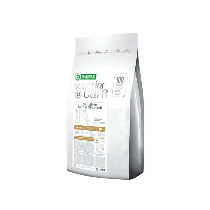 NATURE'S PROTECTION Superior Care Skin & Stomach Adult Small Agnello - cibo secco per cani - 10 kg
