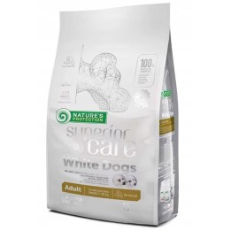 NATURE'S PROTECTION Superior Care White Dogs Grain Free Adult Small Agnello - cibo secco per cani - 10 kg