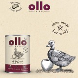 OLLO Pure Anatra con mela - cibo umido per cani - 400g