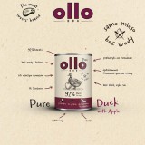 OLLO Pure Anatra con mela - cibo umido per cani - 400g