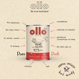 OLLO Puro maiale - cibo umido cani - 850g