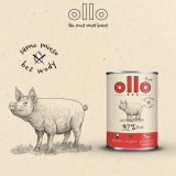 OLLO Puro maiale - cibo umido cani - 850g
