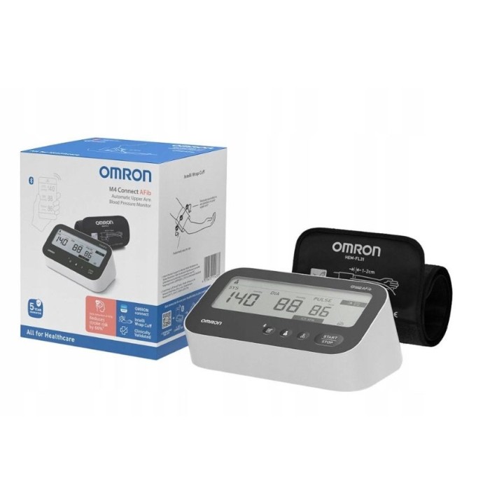 OMRON M4 Connect Afib misuratore di pressione da braccio