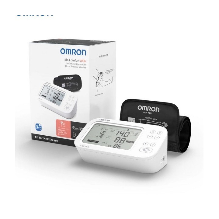 Omron HEM-7380-E Misuratore di pressione da braccio automatico 2 utenti