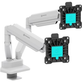 ONKRON G160-BW supporto/staffa monitor 81.3 cm (32 ) Scrivania Bianco Nero