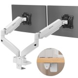 ONKRON G160-BW supporto/staffa monitor 81.3 cm (32 ) Scrivania Bianco Nero