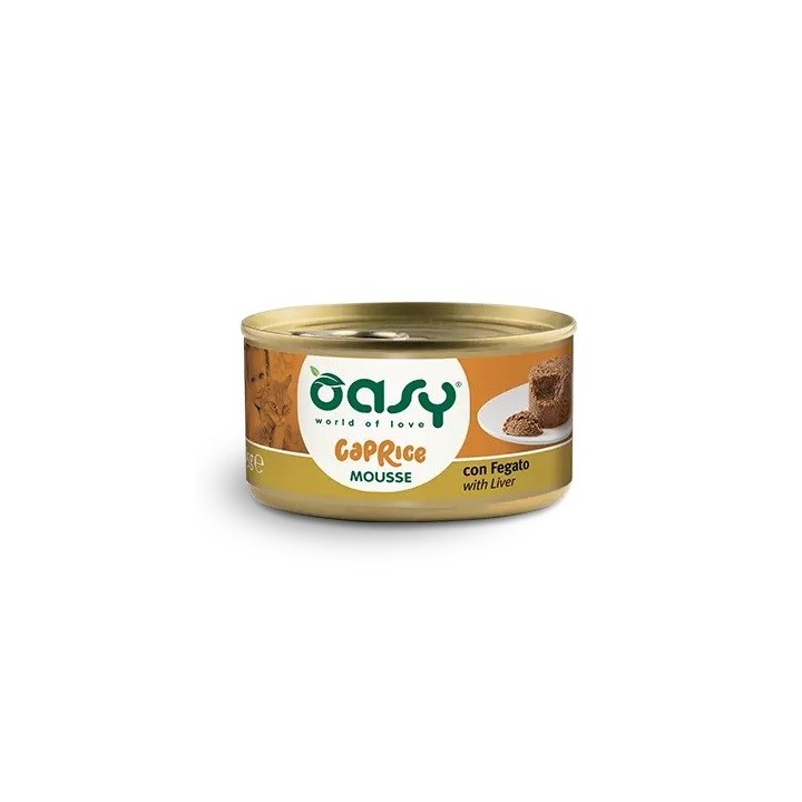 OASY Caprice Mousse fegato - cibo umido per gatti - 85g