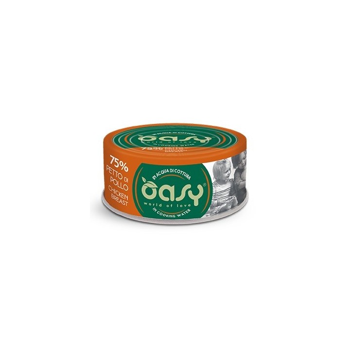 OASY More Love Petto di pollo - cibo umido per gatti - 70g