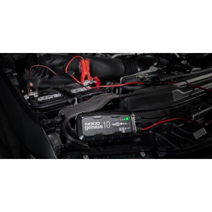 NOCO GENIUS10 EU 10A Caricabatterie per batterie 6V/12V con funzione di mantenimento e desolfatazione