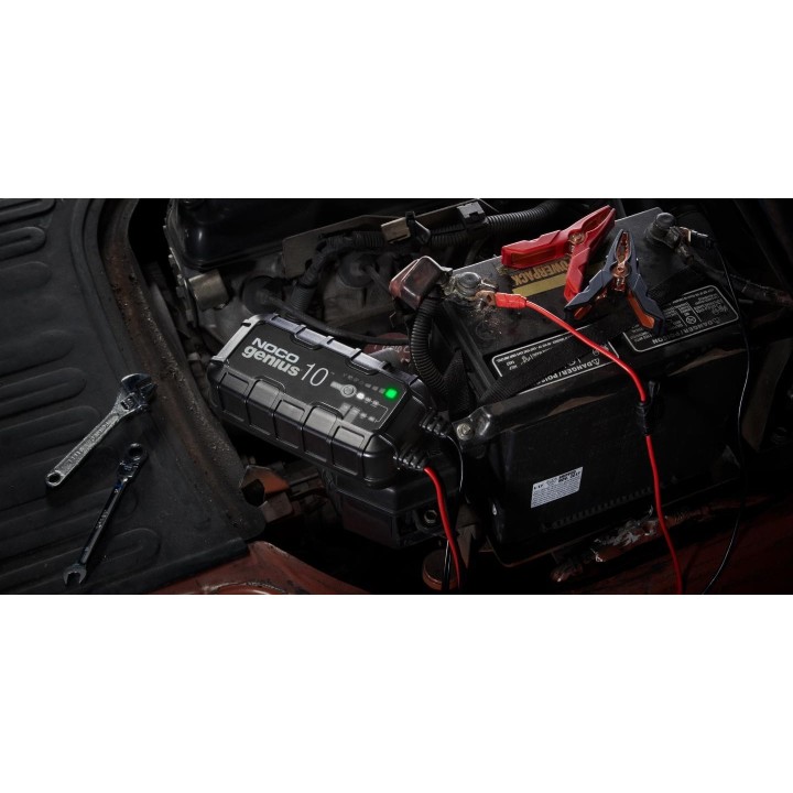 NOCO GENIUS10 EU 10A Caricabatterie per batterie 6V/12V con funzione di mantenimento e desolfatazione