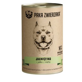 PAKA ZWIERZAKA Agnello e mela con menta - cibo umido per cani - 400g