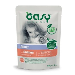 OASY Bocconcini in salsa salmone - cibo umido per gatti - 85g