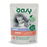 OASY Bocconcini in salsa salmone - cibo umido per gatti - 85g
