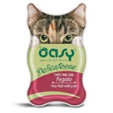 OASY Delicatesse Fine patè con Fegato - cibo umido per gatti - 85g